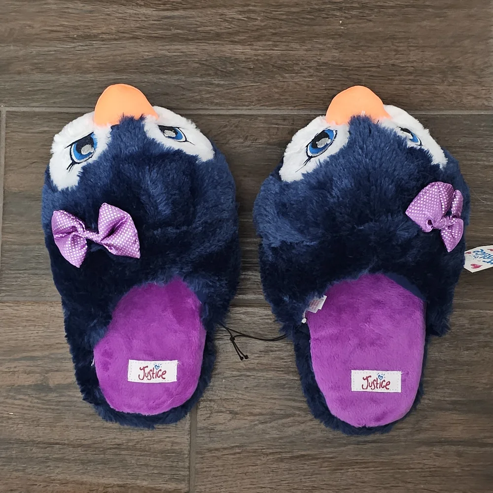Justice Penguin Slippers
